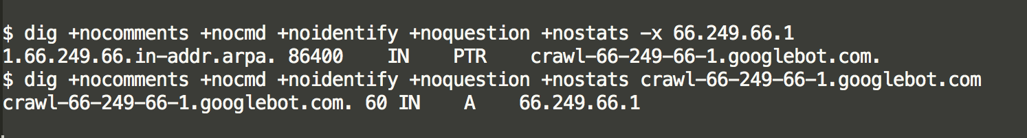 Googlebot DNS